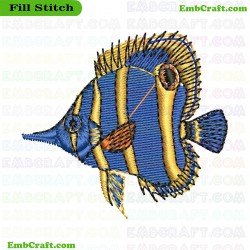 Fish Embroidery Design 147