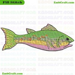 Fish Embroidery Design 152