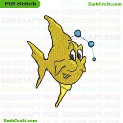 Fish Embroidery Design 155