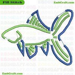 Fish Embroidery Design 19