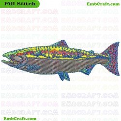 Fish Embroidery Design 40