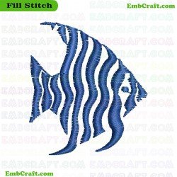 Fish Embroidery Design 65