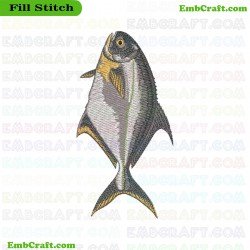 Fish Embroidery Design 69