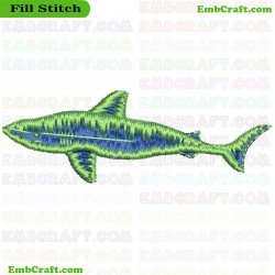 Fish Embroidery Design 76