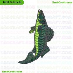 Fish Embroidery Design 82