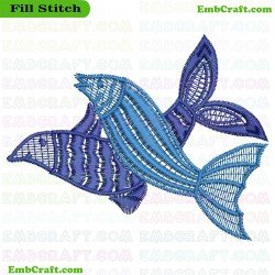 Fish Embroidery Design 95