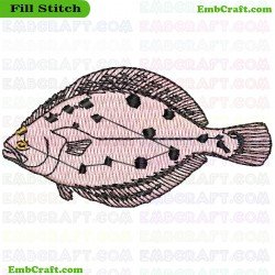 Fish From Ocean Collection Embroidery Design 13