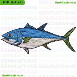 Fish Ocean Collection Embroidery Design 19