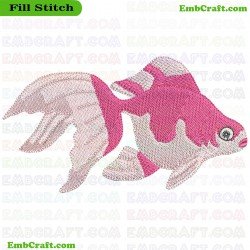 Fish Ocean Collection Embroidery Design 85