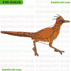 Forest Bird Embroidery Design 3