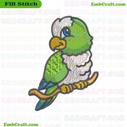 Parrot Embroidery Design 3