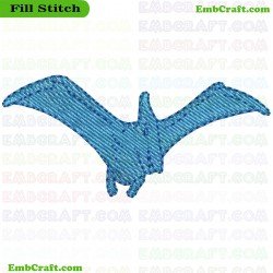 Pterosaur Embroidery Design 56