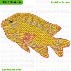 Saltwater Aquarium Fish Embroidery Design 11