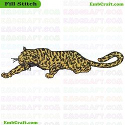 Tiger Embroidery Design 10