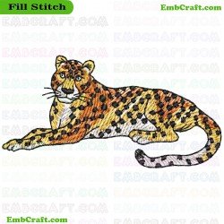 Tiger Embroidery Design 11