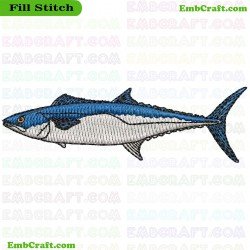 Tuna Fish Embroidery Design 10