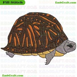 Turtle Embroidery Design 77