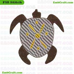 Turtle Embroidery Design 80