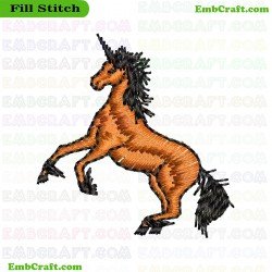 Unicorn Embroidery Design 90